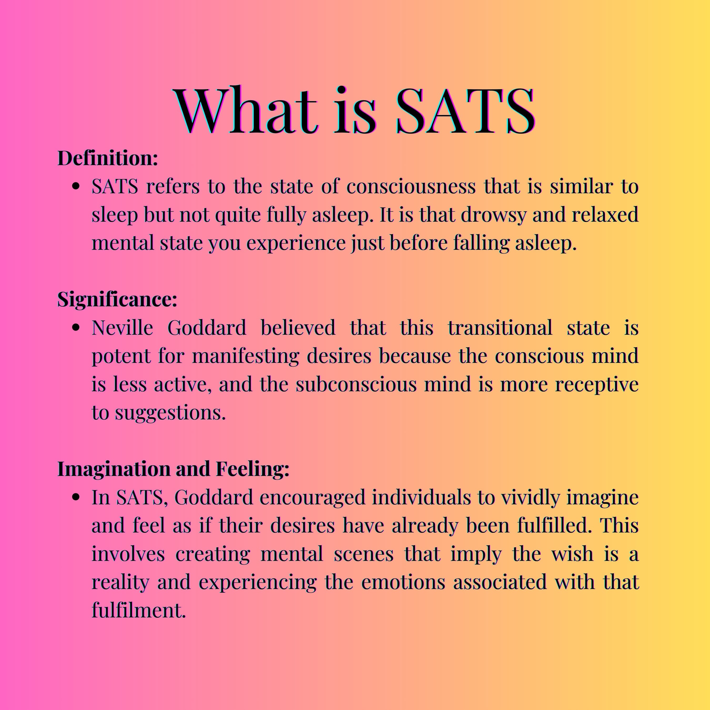 Custom 8-Hour SATS Hypnosis Audio for Manifestation |15 Custom SATS Affirmations