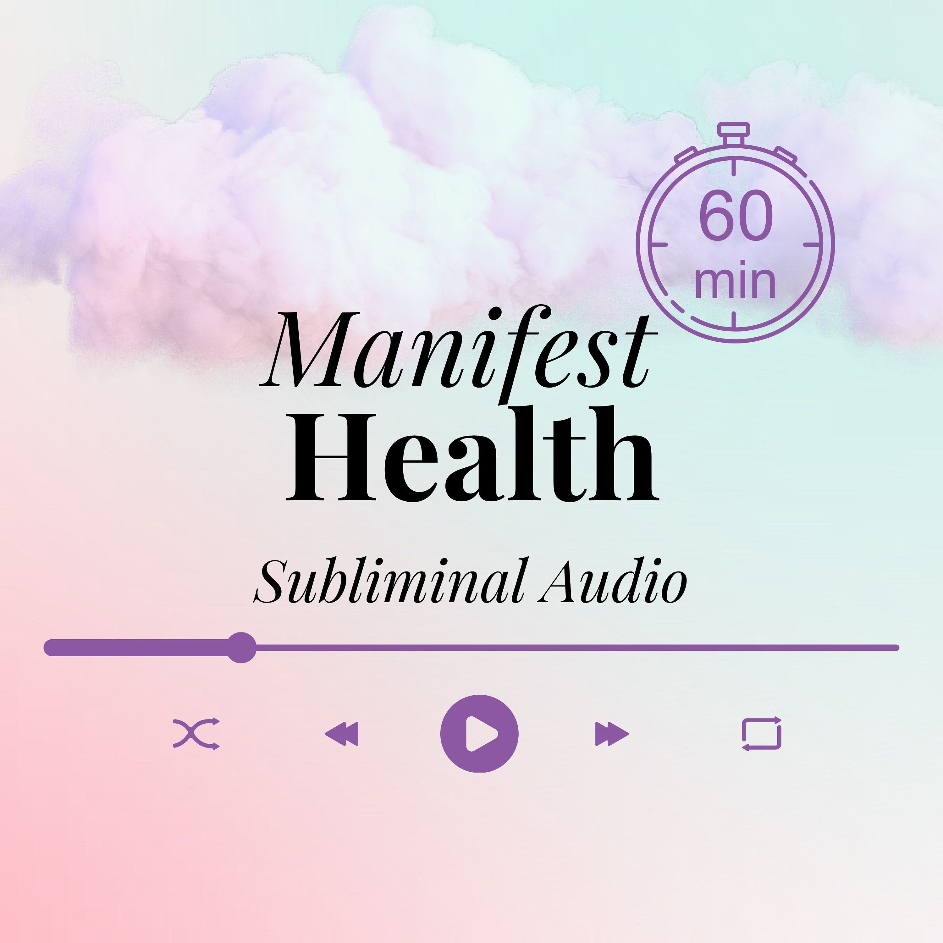 Manifest OPTIMAL HEALTH Subliminal Audio | Manifest Health | 60 Min Custom Audio