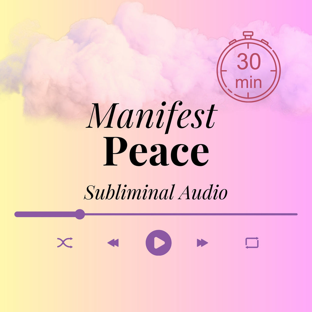 Manifest PEACE Subliminal Audio | Manifestation Audio | 30 Min Audio