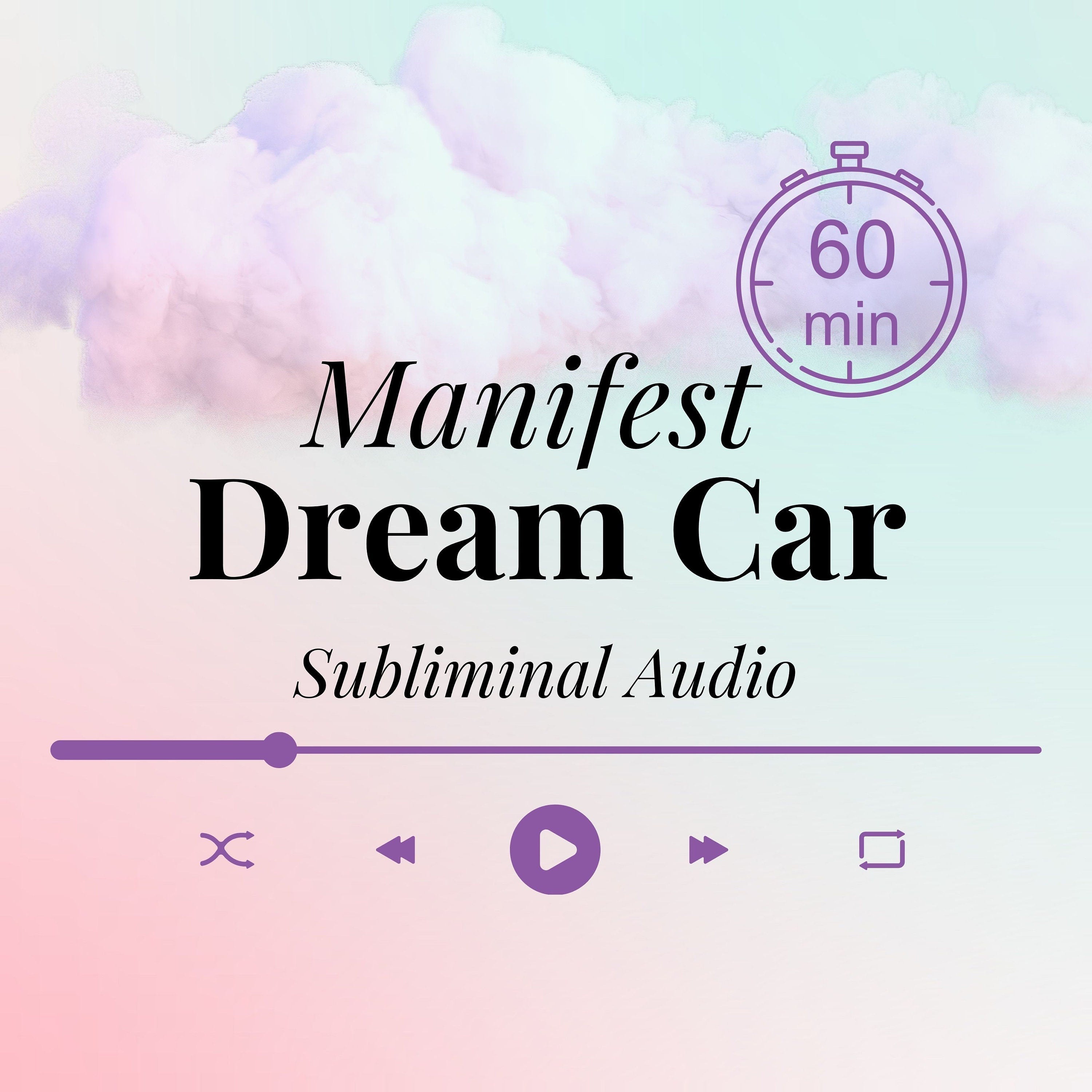 Manifest Dream Car Subliminal Audio | Custom Subliminal Audio | 60 Min Audio