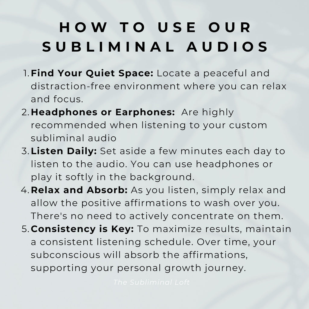 Subliminal Audio | 30 Min Custom Subliminal Audio | Reprogram your Mind