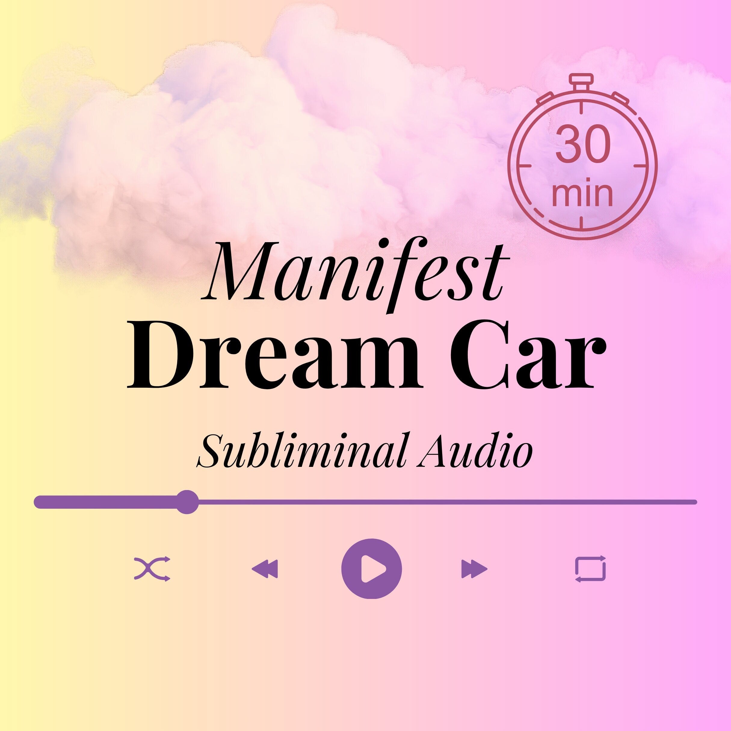 Manifest DREAM CAR Subliminal Audio | Custom Subliminal Audio | 30 Min Audio