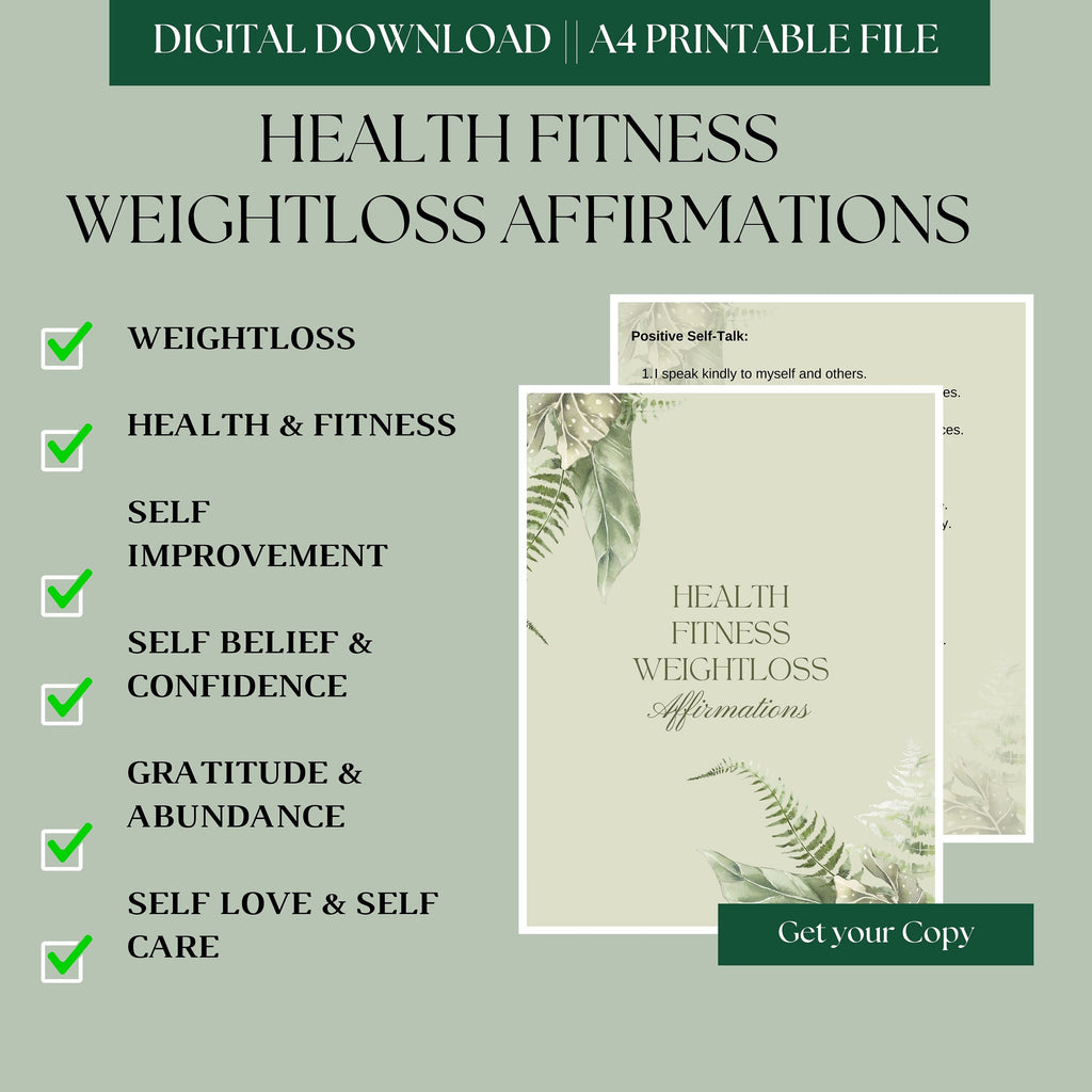 100 WEIGHT-LOSS AFFIRMATIONS