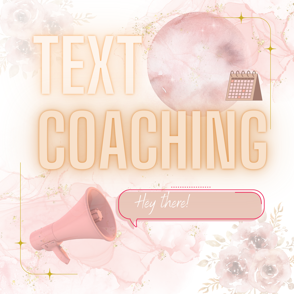 Private Manifestation Text Coaching