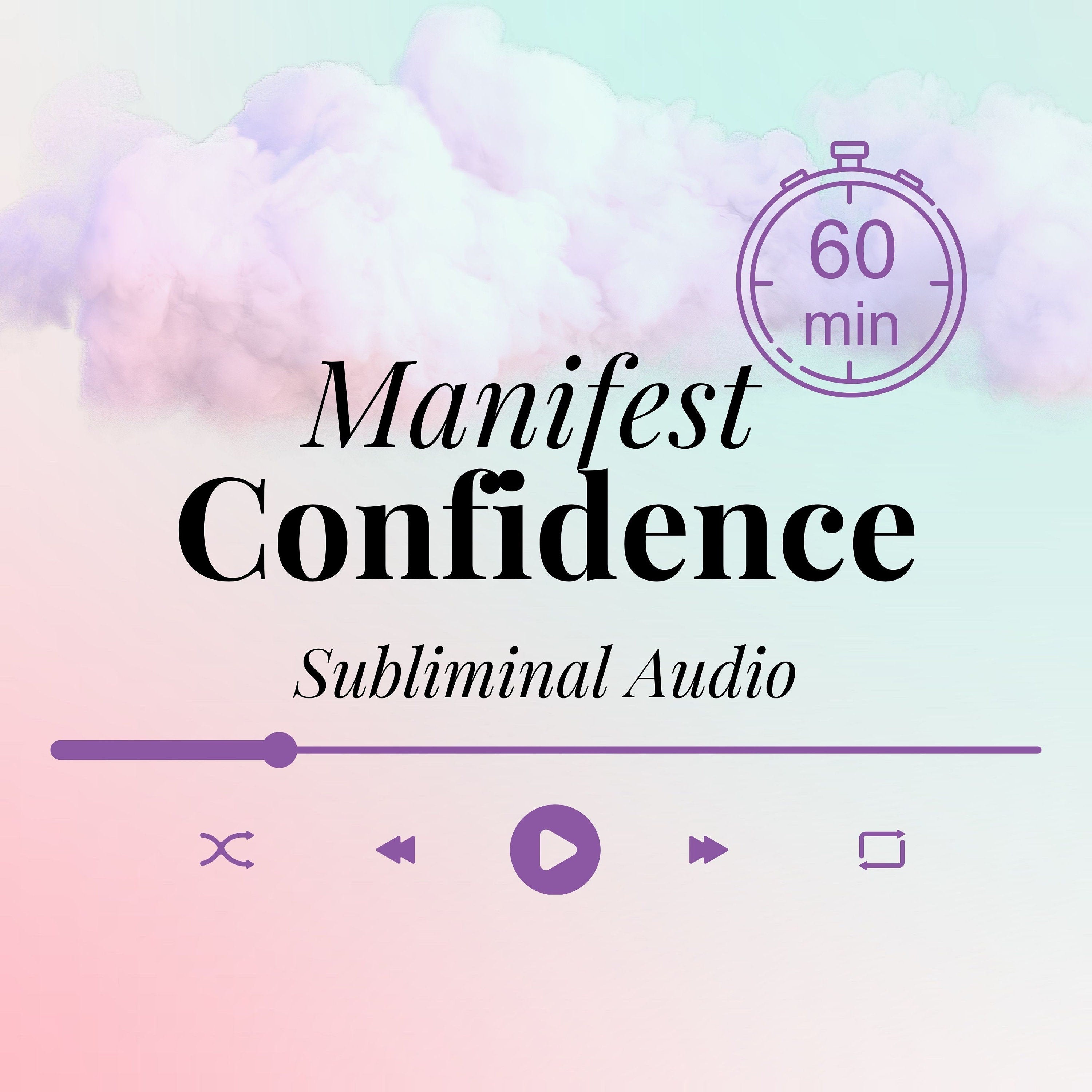 Manifest CONFIDENCE Subliminal | Manifest Confidence | 60 Min Custom Audio