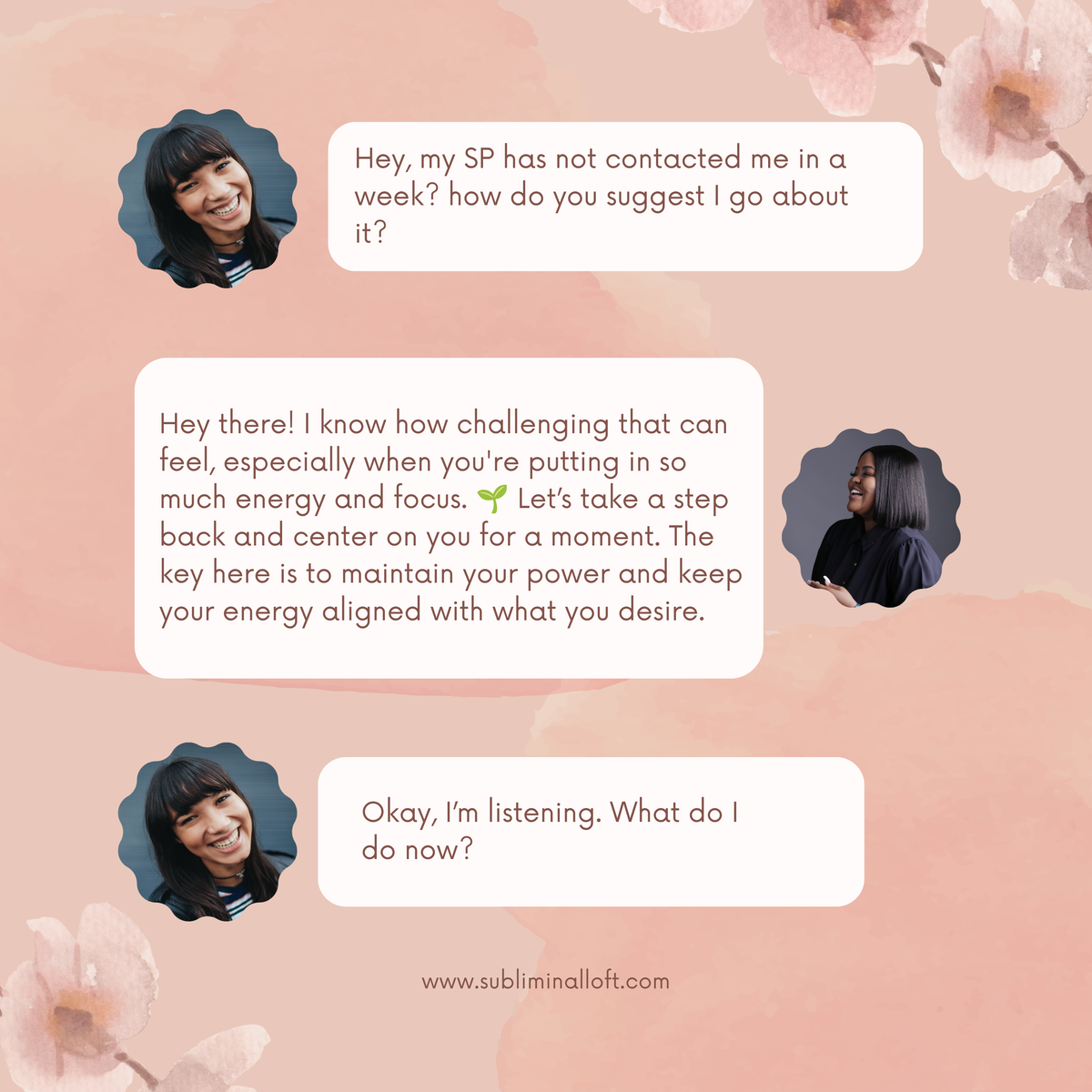 Private Manifestation Text Coaching