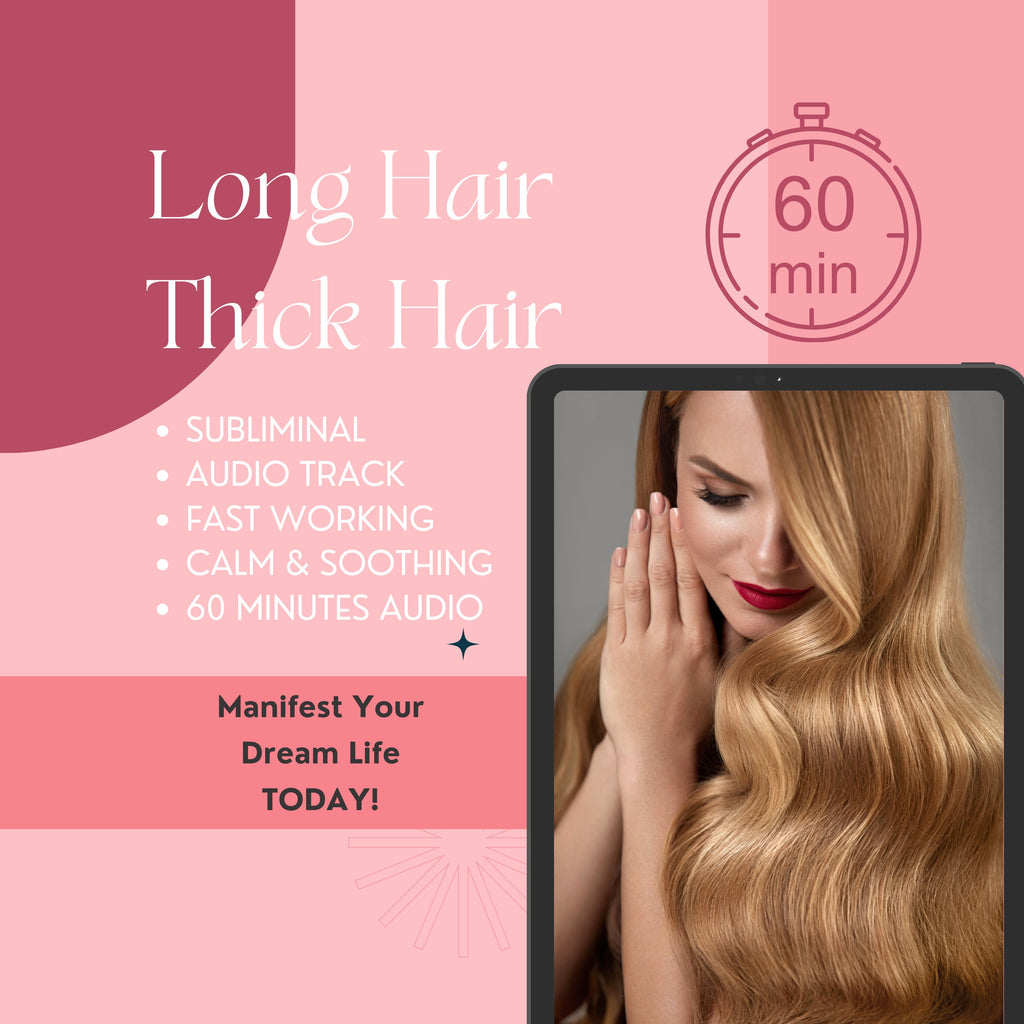 Long and Thick Hair Subliminal Audio |  60 Minutes, 528Hz Frequency |  Potent Hypnosis