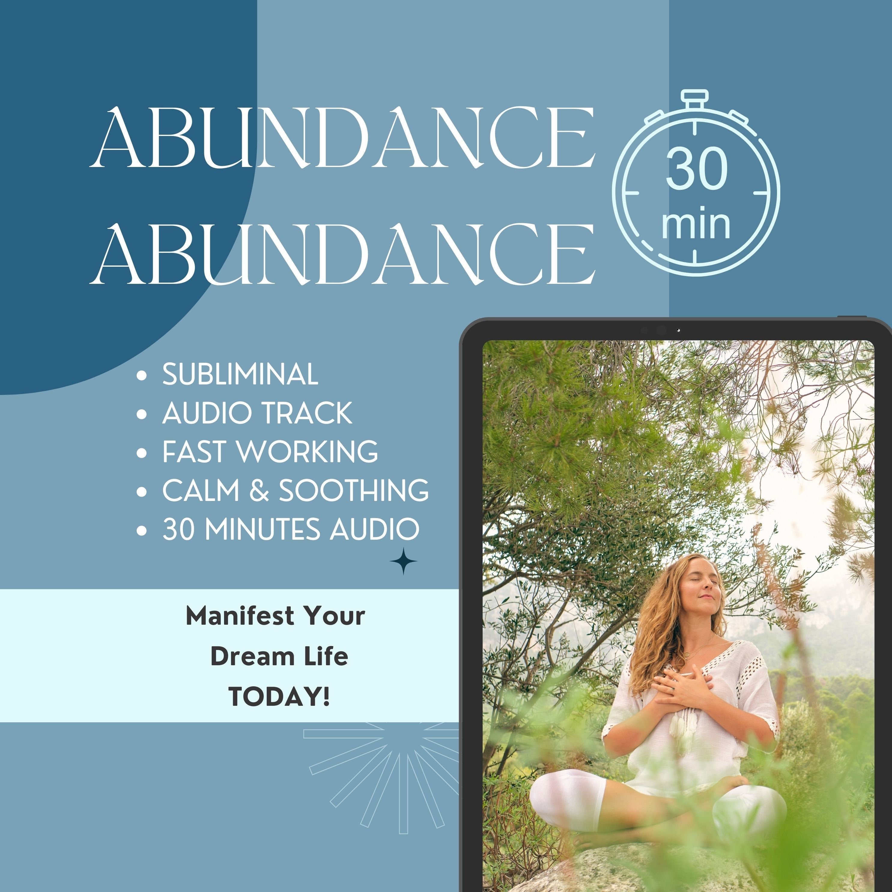 MANIFEST ABUNDANCE | 30 Min - Potent Hypnosis | Manifest Instant Abundance