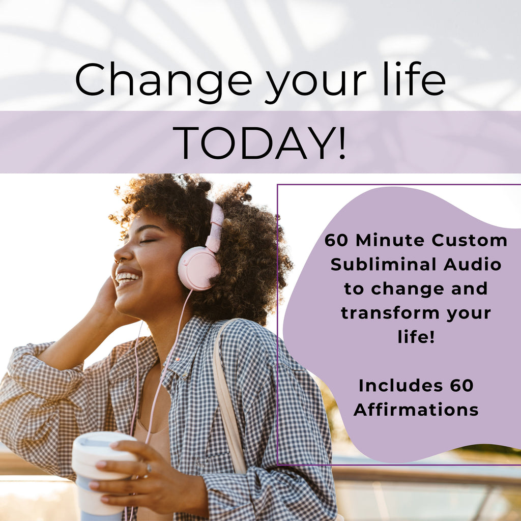 Subliminal Audio | 60 Min Custom Subliminal Audio | Subliminal Booster | Reprogram your Mind