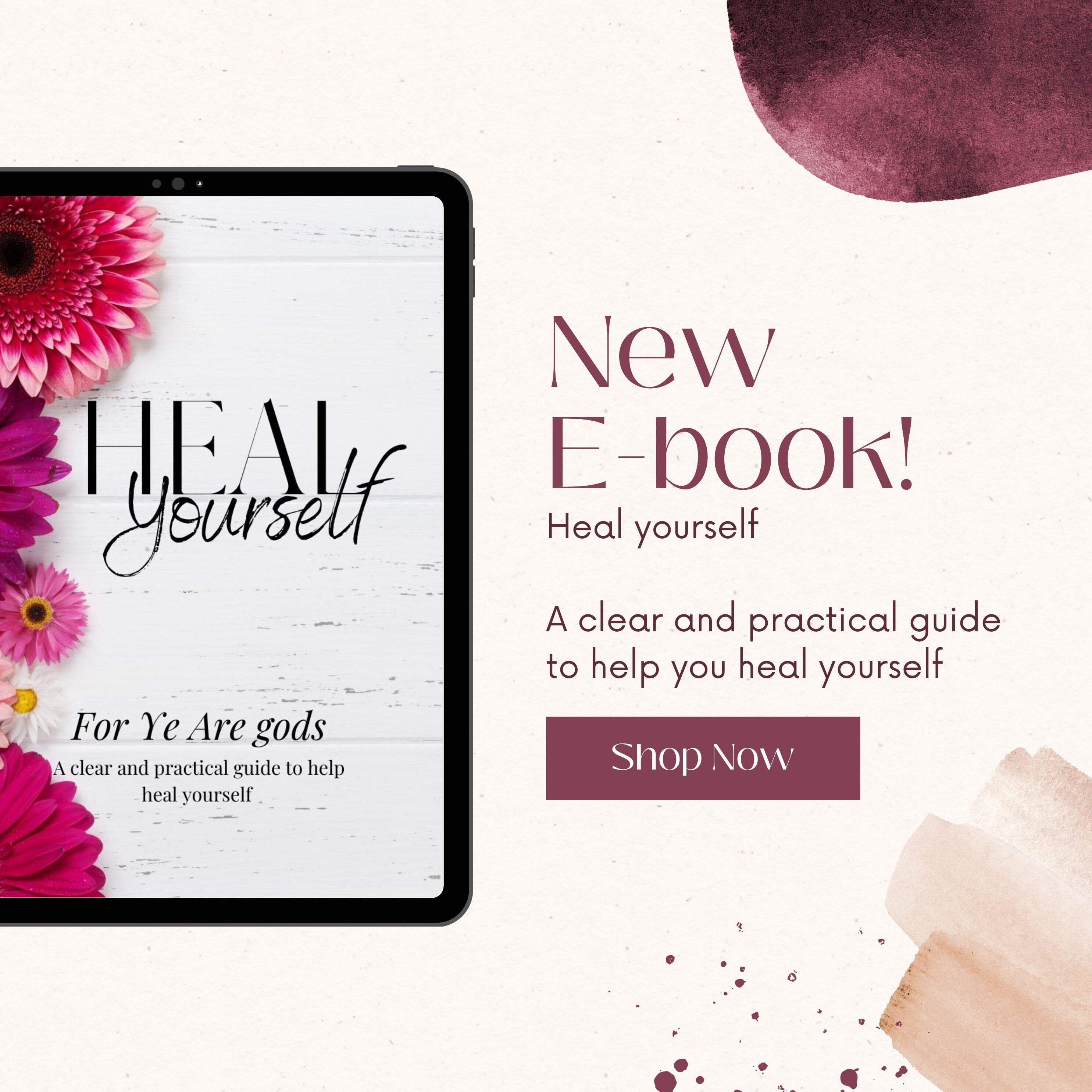 HEAL Yourself E-Book | Self Development E-Book | Manifestation Digital Book