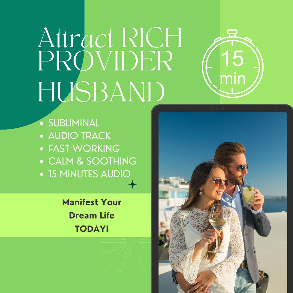 Attract A RICH and PROVIDER HUSBAND | Subliminal Audio | 15 Minutes Booster