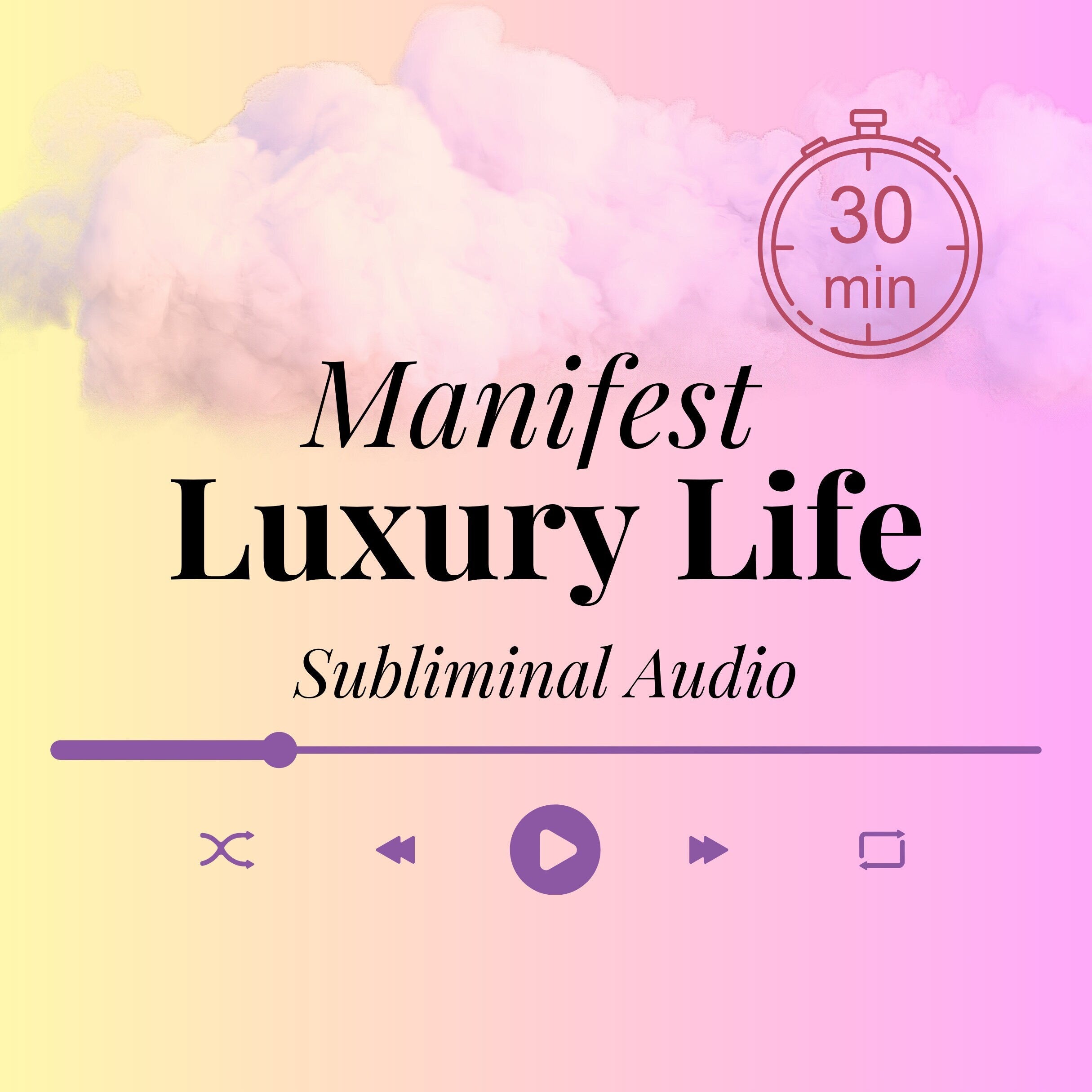 Manifest LUXURY | Custom Subliminal Audio | 30 Min Audio