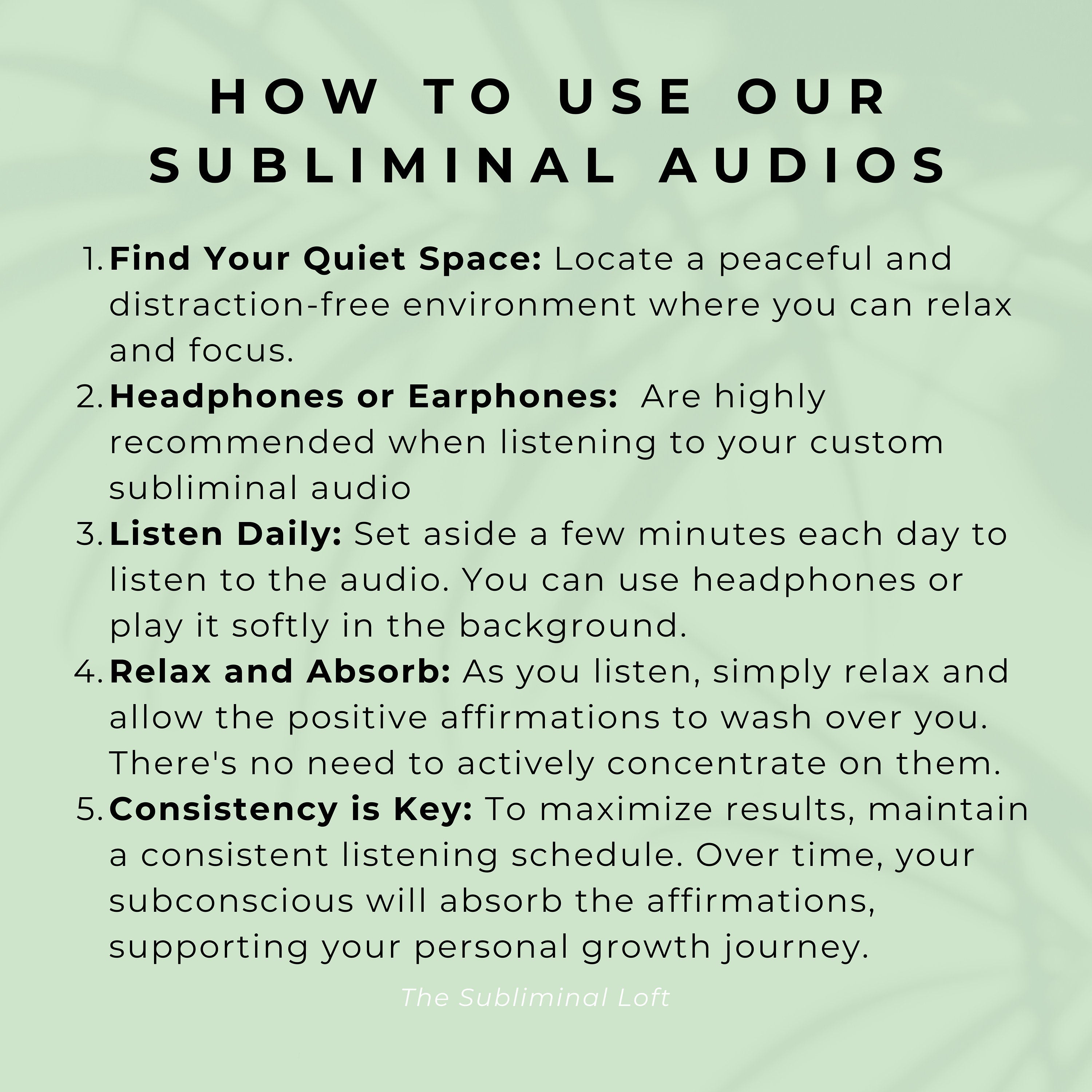 Subliminal Audio | 15 Min Custom Subliminal Audio | Reprogram your Mind