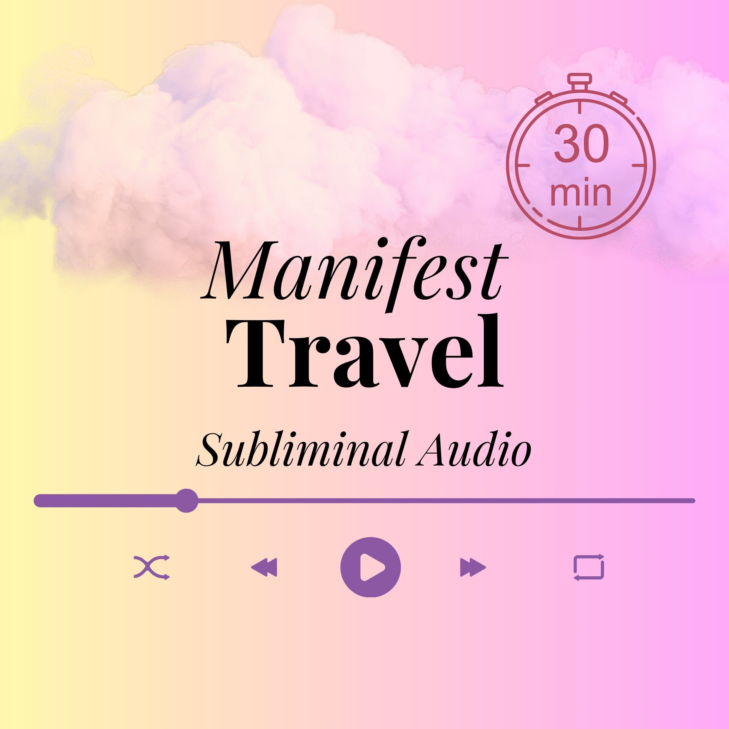 Manifest TRAVEL and ADVENTURE | Custom Subliminal Audio | 30 Min Audio