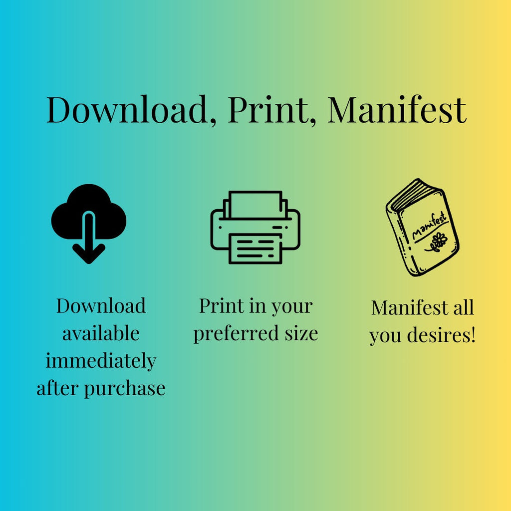 Manifestation Cheque| Law of Attraction Cheque | Manifestation Cheque | Prosperity