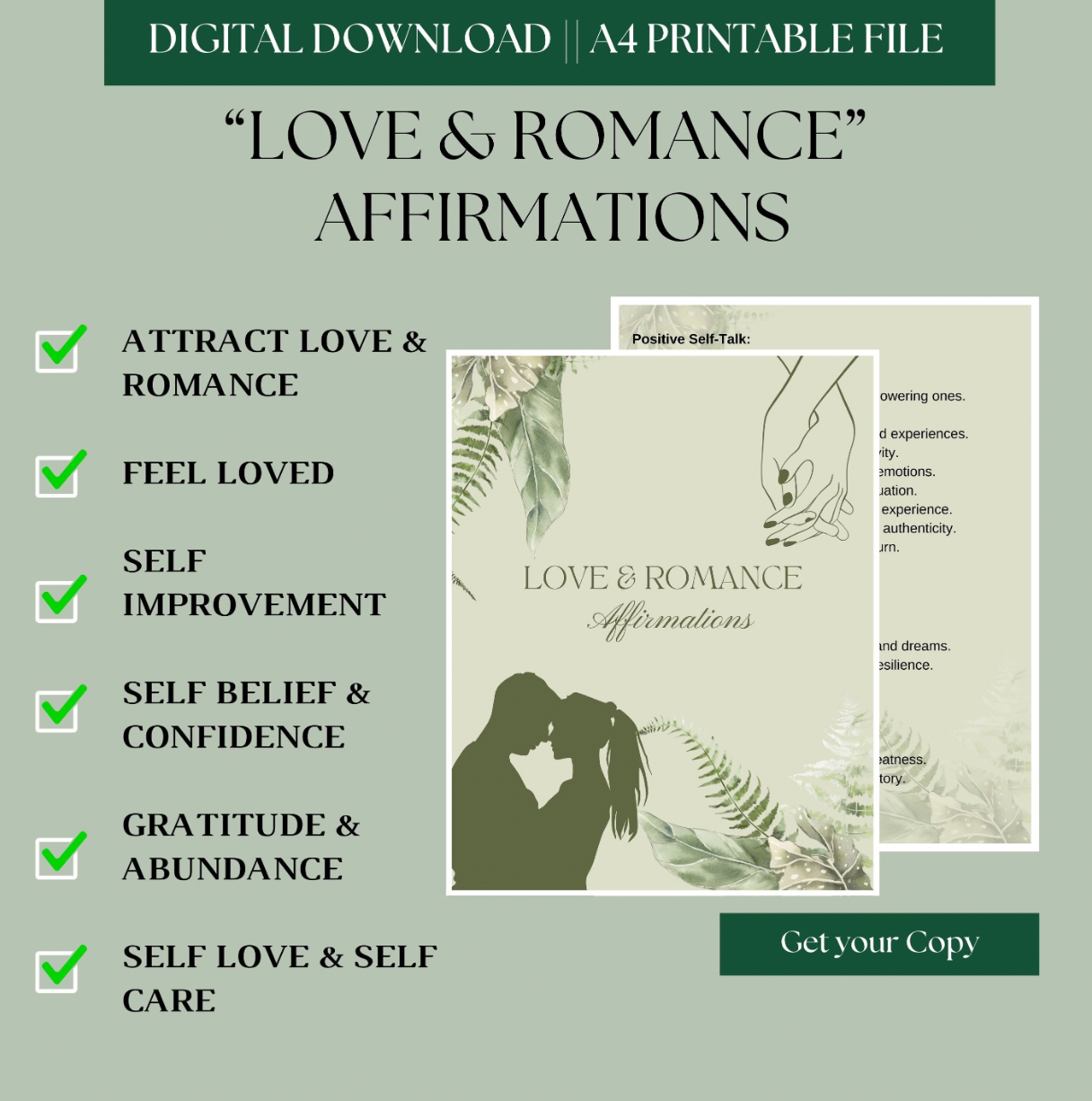 100 AFFIRMATIONS TO ATTRACT AND KEEP LOVE AND ROMANCE