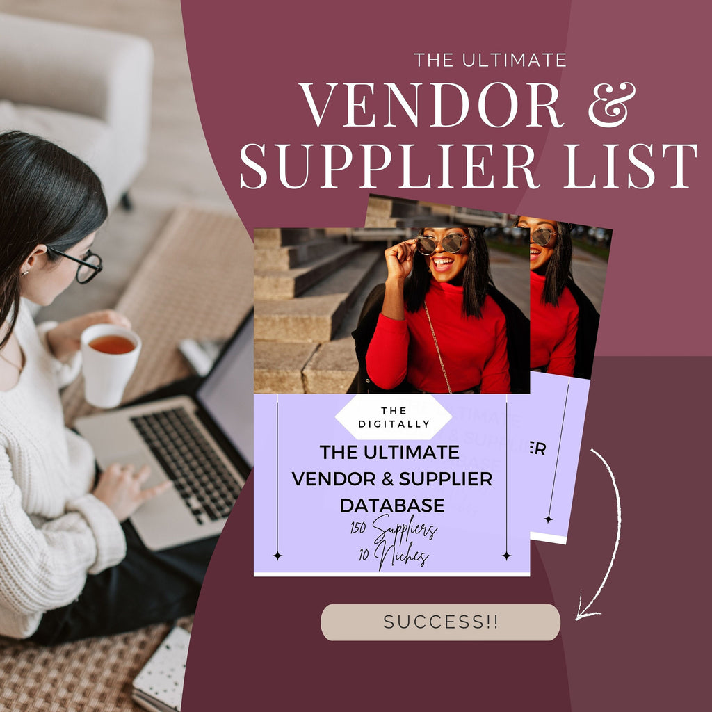 ULTIMATE Vendor List 2024 | Ultimate Supplier List 2024 | Entrepreneur Guide