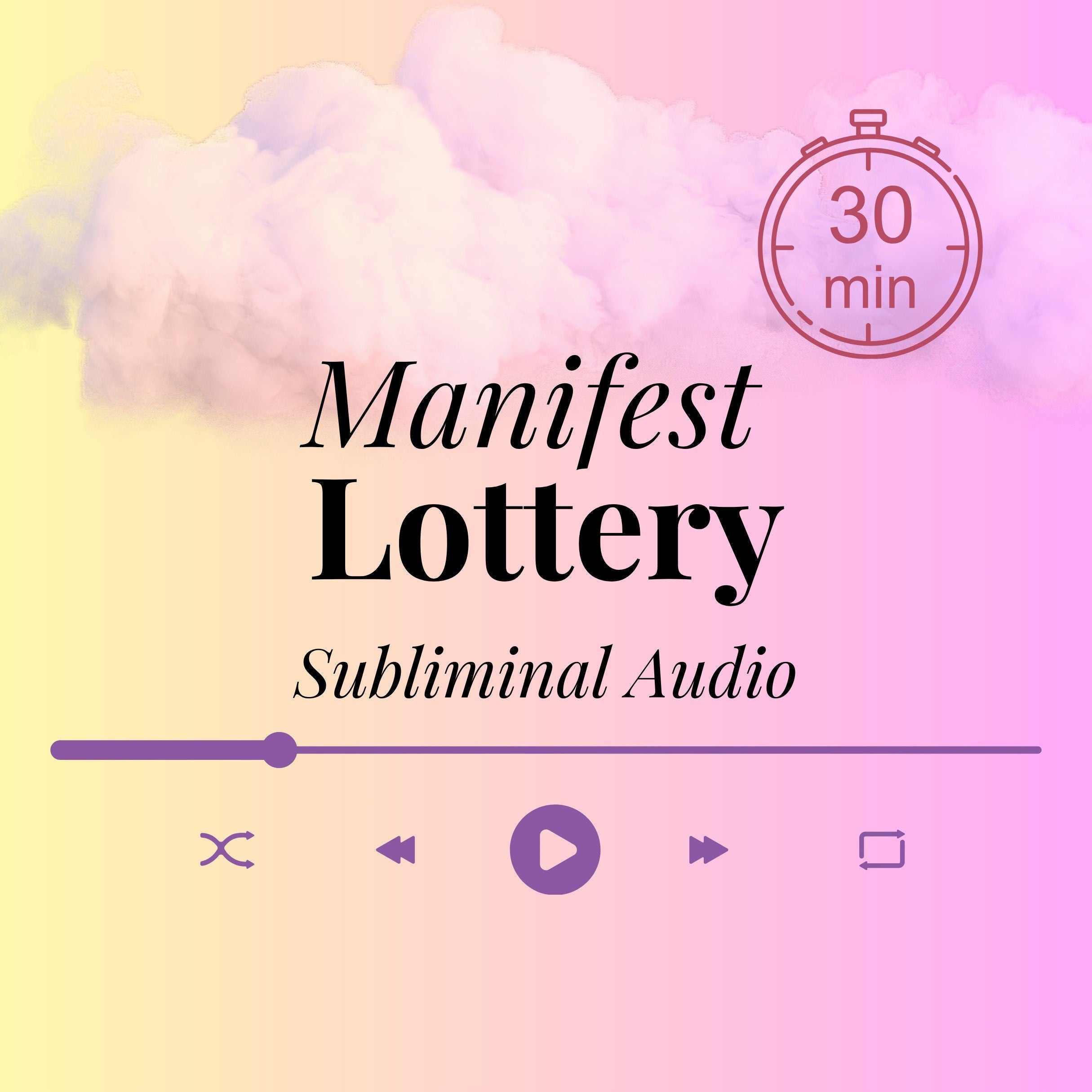 Manifest LOTTERY Custom Subliminal | Win Lottery | 30 Min Custom Audio