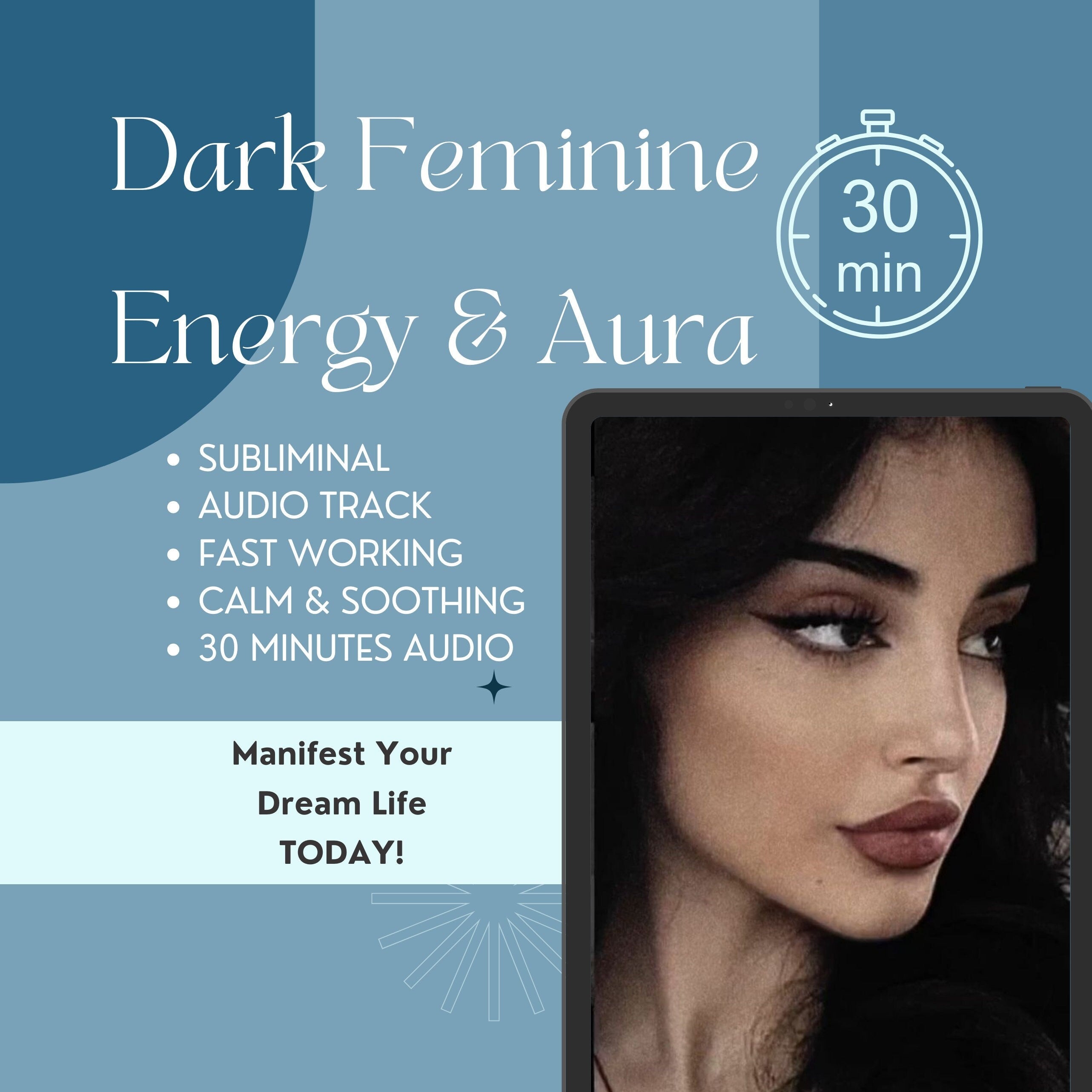 Attract DARK FEMININE ENERGY | Mystical Depths Subliminal Audio | 30 Minutes with 528Hz Booster
