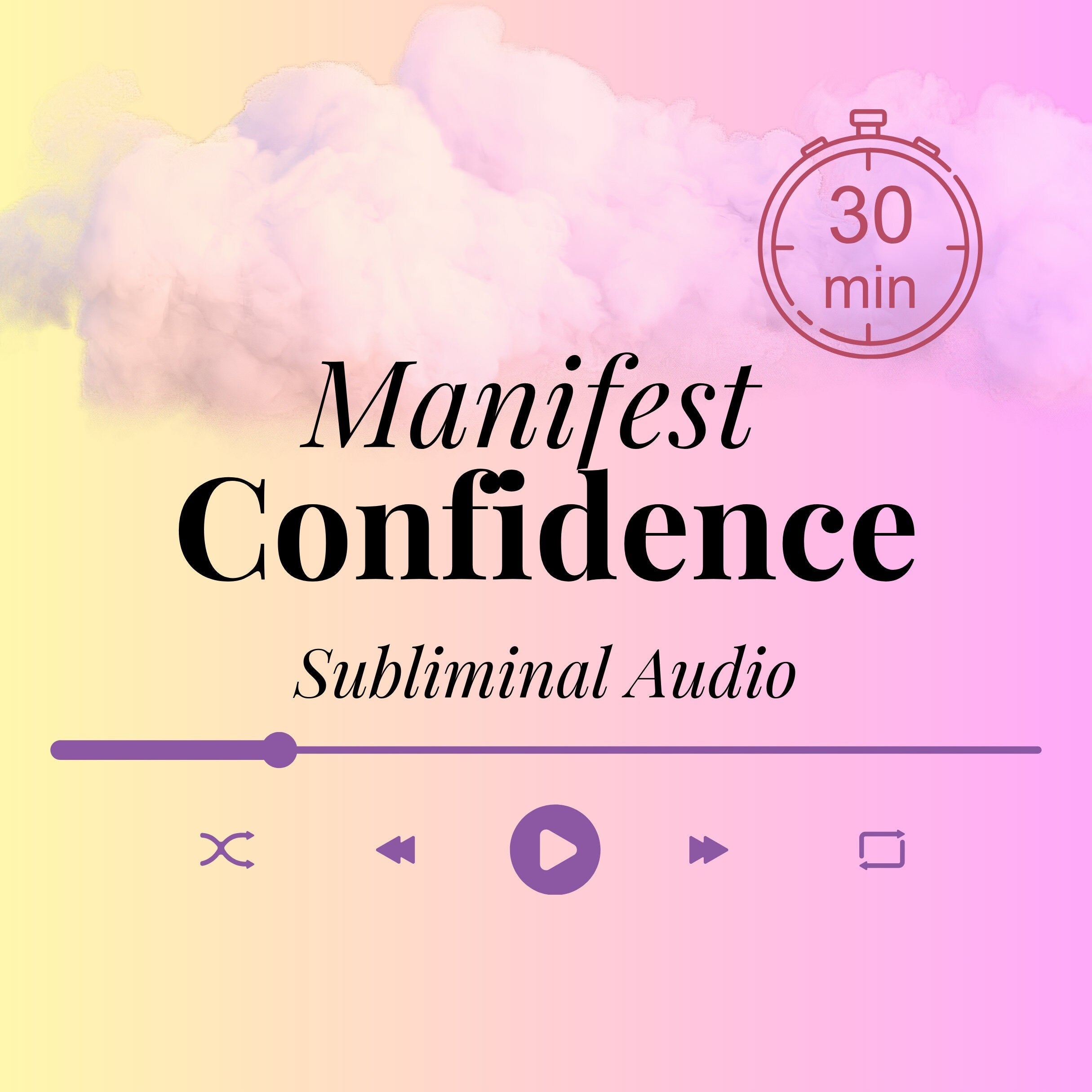 Manifest CONFIDENCE Subliminal | Manifest Confidence | 30 Min Custom Audio