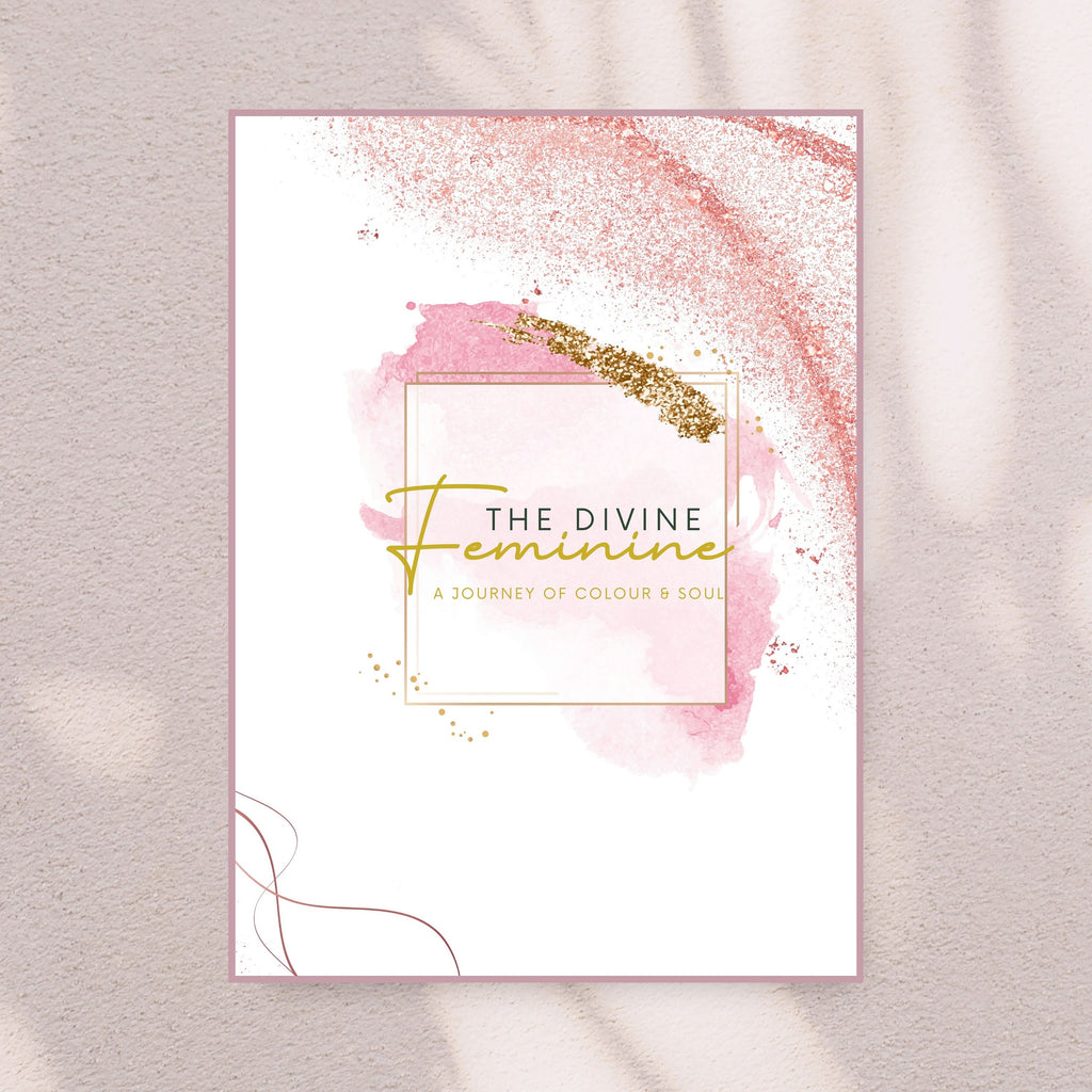 Divine Feminine Coloring Book - Digital Print Out | Adult Colouring Book | Manifestation Colouring Book