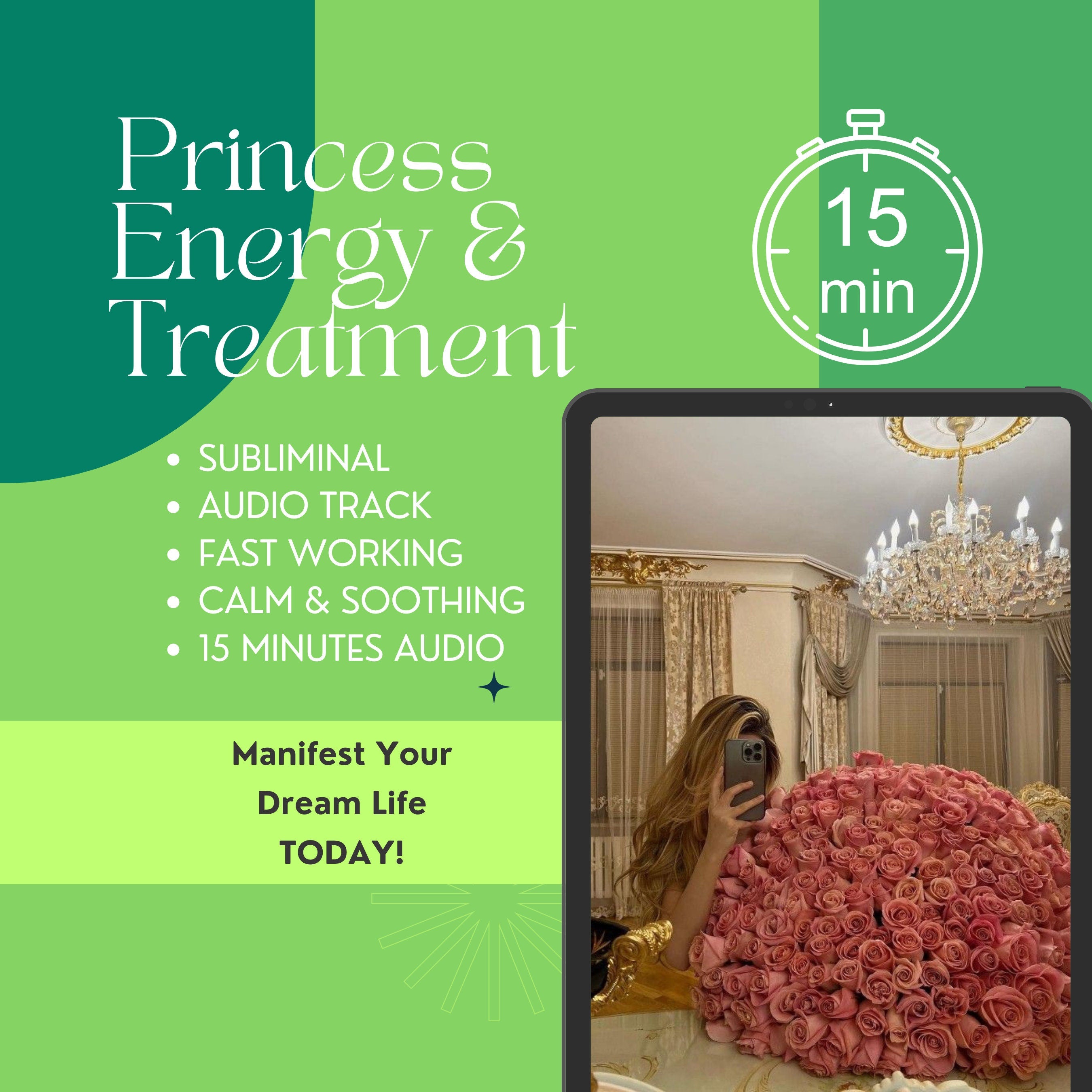 Attract PRINCESS TREATMENT and ENERGY | 15 Minutes with 528Hz Booster | 24-Hour Results