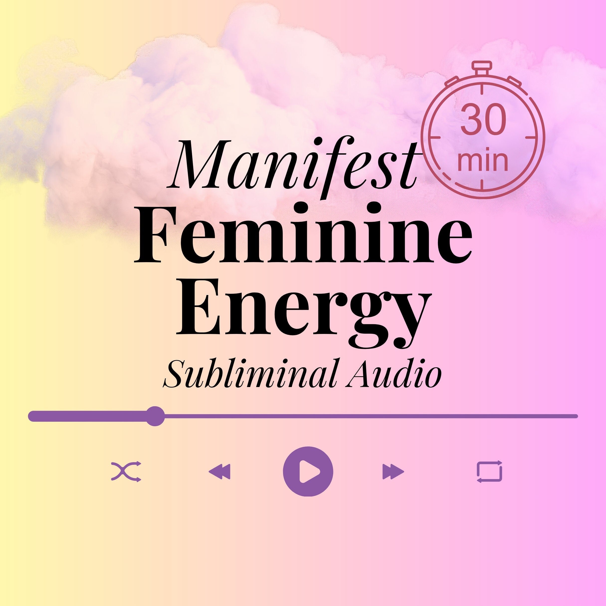 The DIVINE FEMININE | Divine Feminine Awakening Subliminal Audio | 30 Min Audio