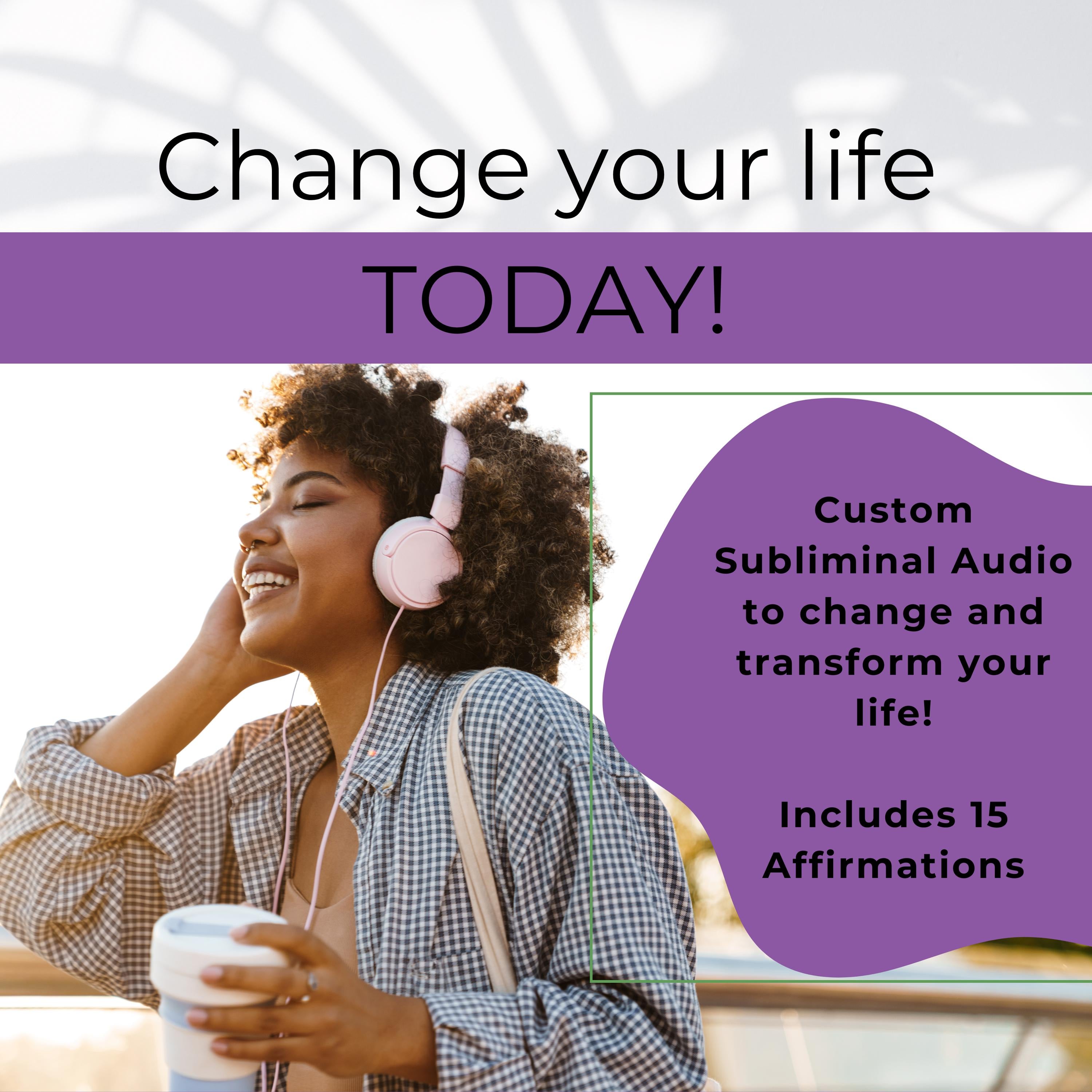 MANIFEST Your 2025 DESIRES | Subliminal Audio | 15 Min Custom Subliminal Audio