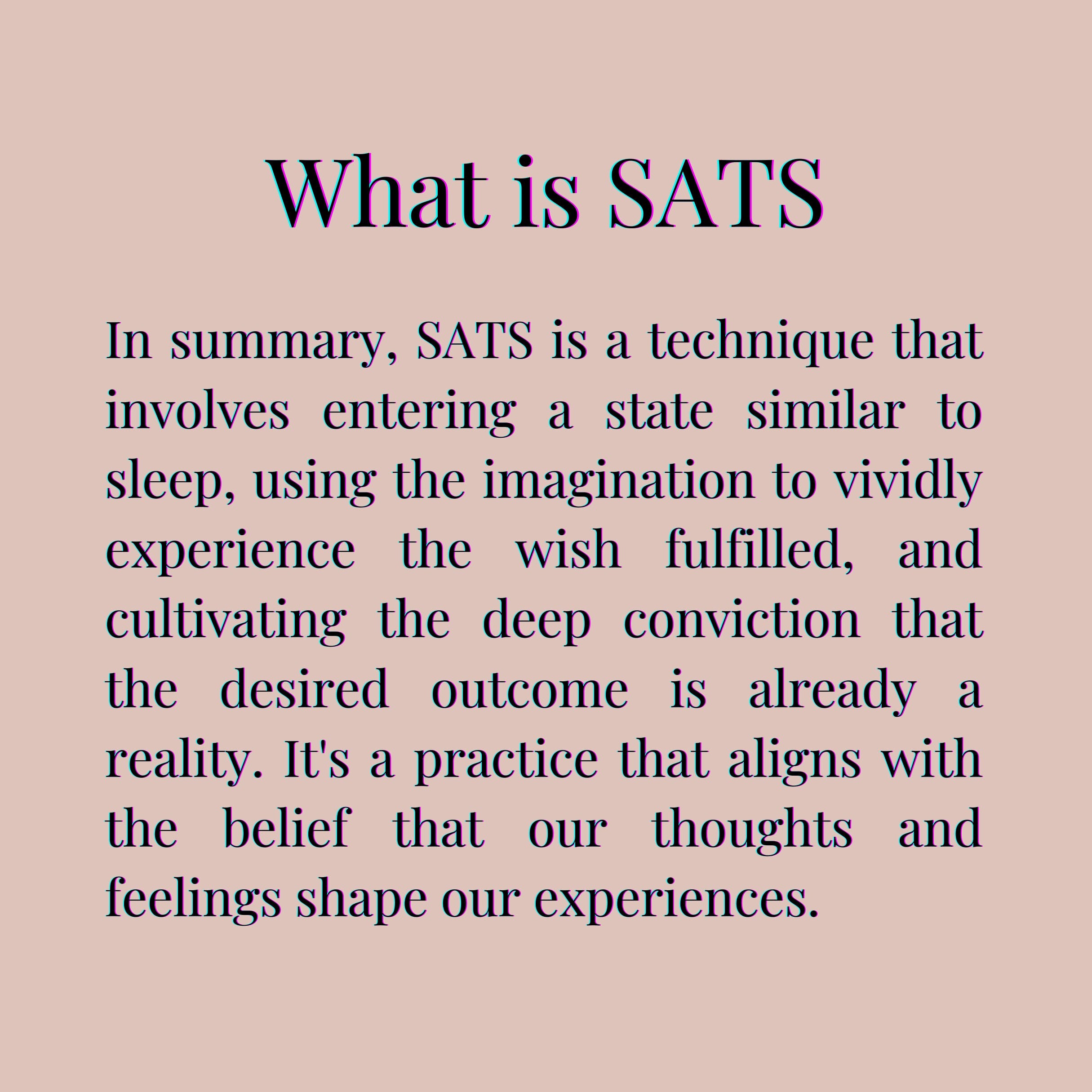 Custom 8-Hour SATS Hypnosis Audio for Manifestation | 10 Custom SATS Affirmations