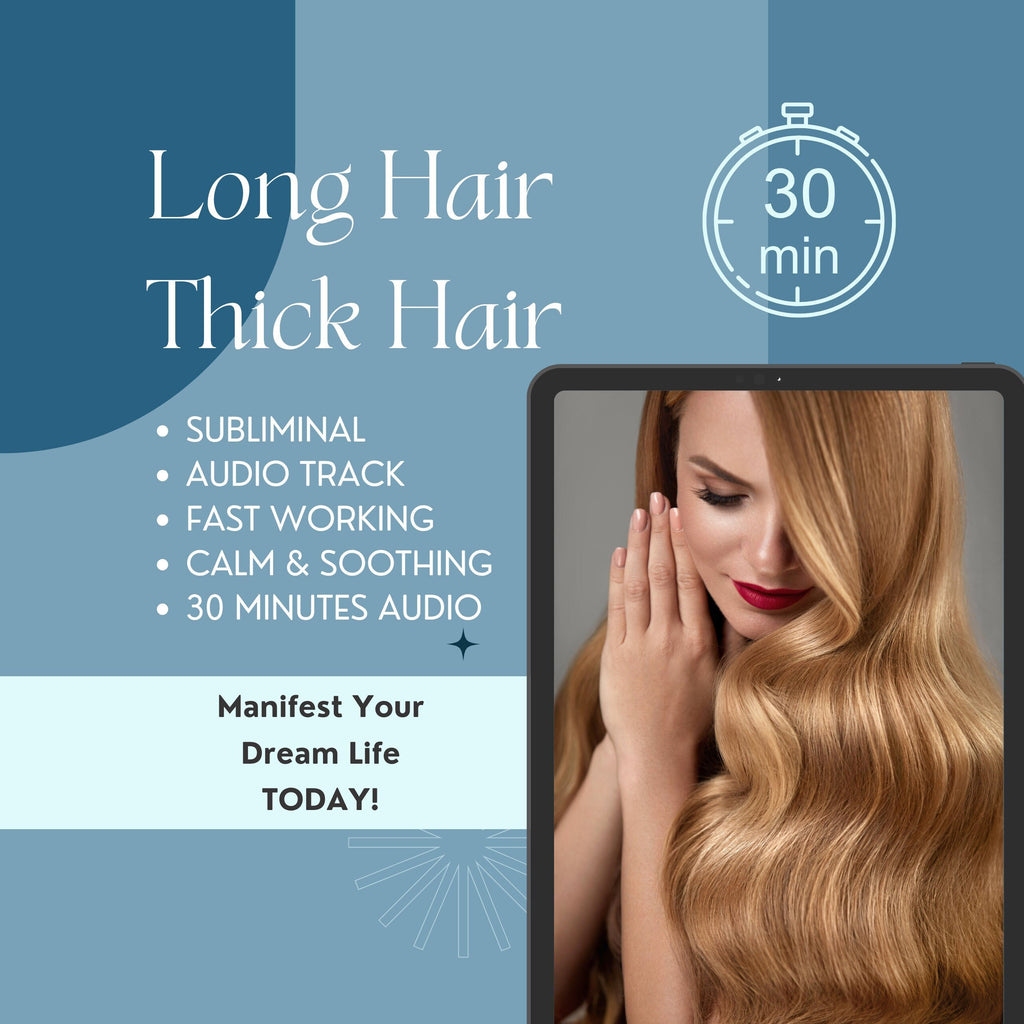 Long and Thick Hair Subliminal Audio | 30 Minutes, 528Hz Frequency |  Potent Hypnosis