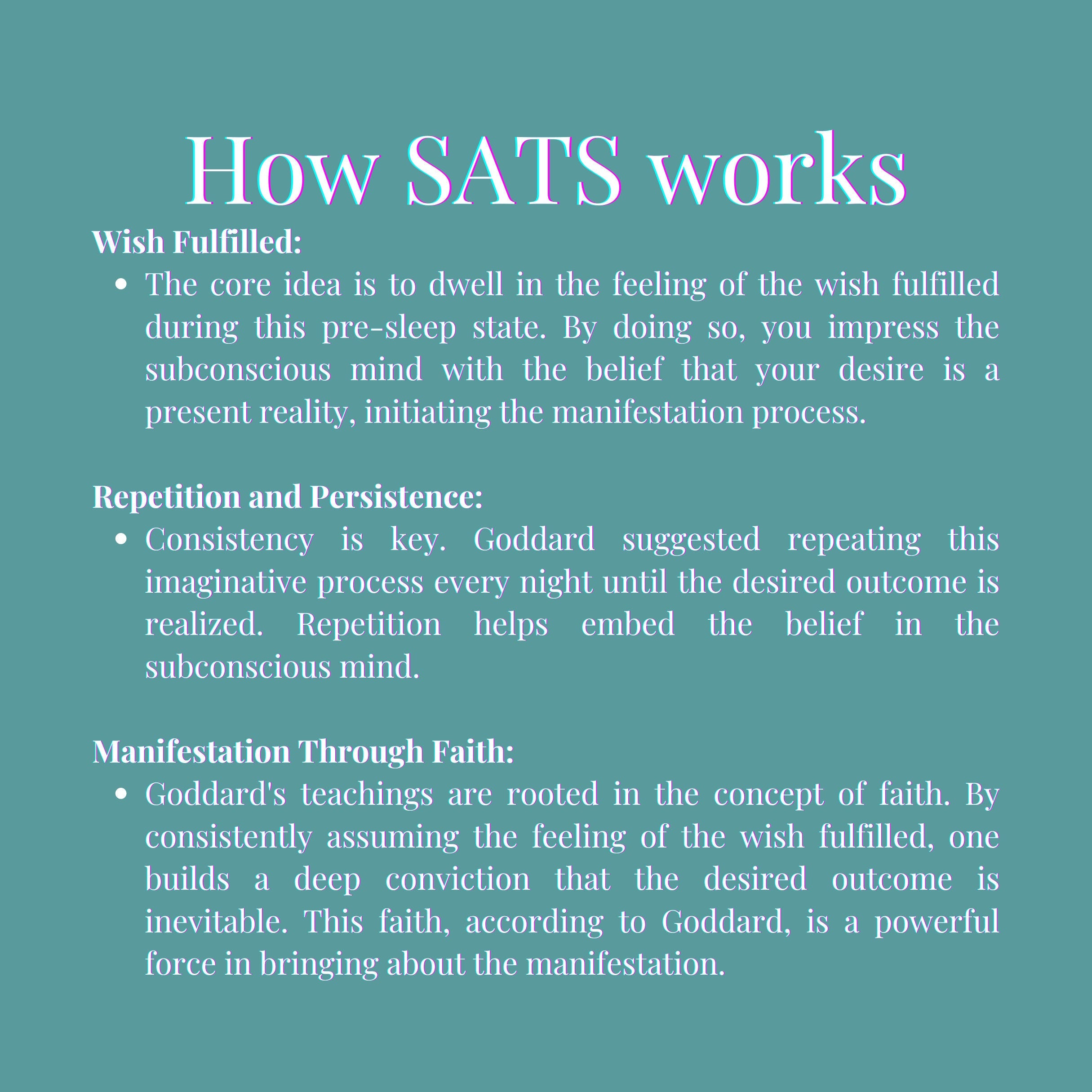 Custom 8-Hour SATS Hypnosis Audio for Manifestation | 5 Custom SATS Affirmations